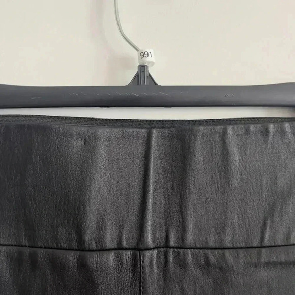 SPRWMN High Waisted Capri Leather Leggings in Black Size XS - Picture 5 of 8